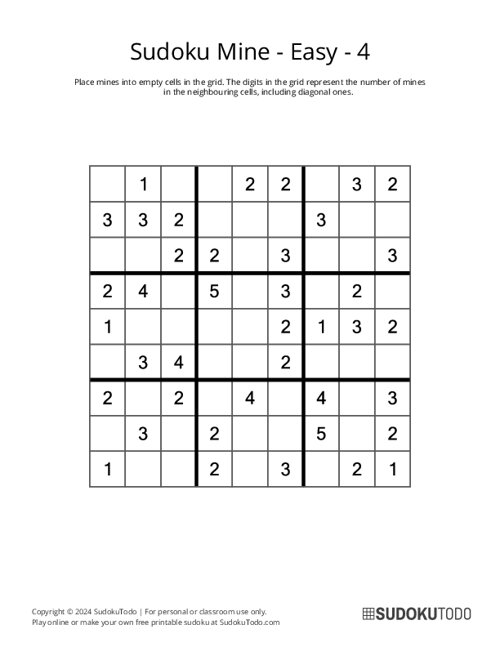 Sudoku Mine - Easy - 4