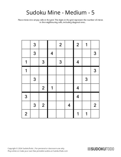 Sudoku Mine - Medium - 5