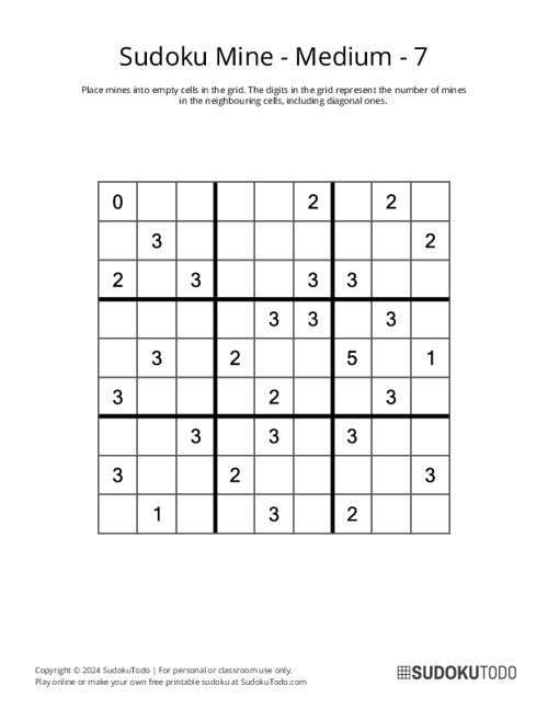 Sudoku Mine - Medium - 7