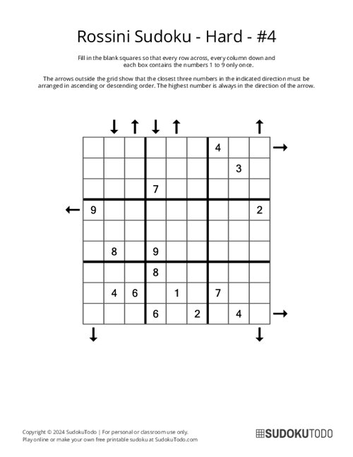 Rossini Sudoku - Hard - 4