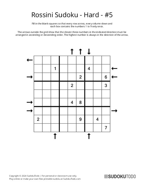 Rossini Sudoku - Hard - 5