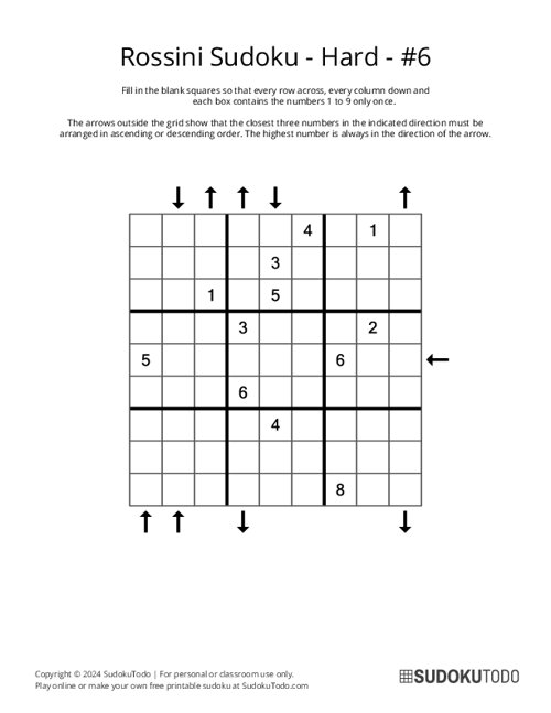 Rossini Sudoku - Hard - 6