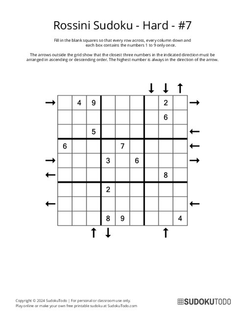 Rossini Sudoku - Hard - 7