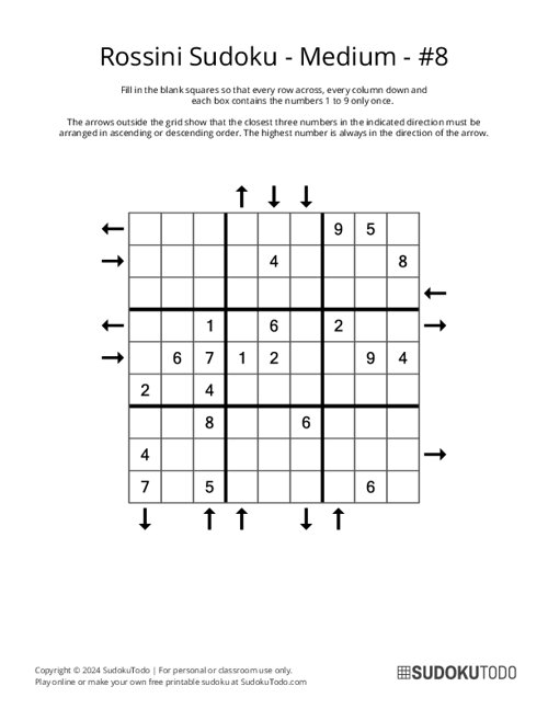 Rossini Sudoku - Medium - 8