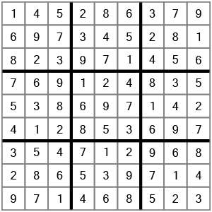 anti diagonal puzzle solution