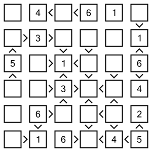 futoshiki puzzle