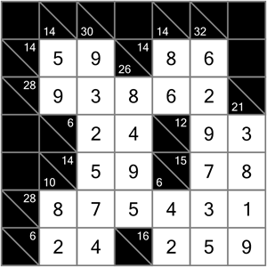 kakuro puzzle solution