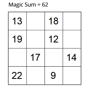 magic square puzzle