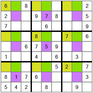 offset sudoku puzzle