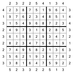 skyscraper puzzle solution