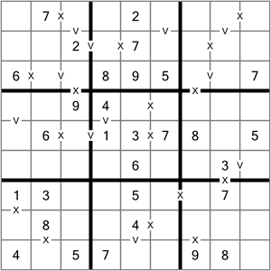 sudoku XV puzzle