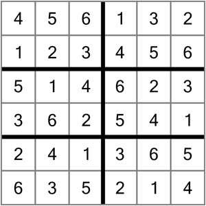 kids sudoku puzzle solution