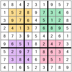 windoku puzzle solution